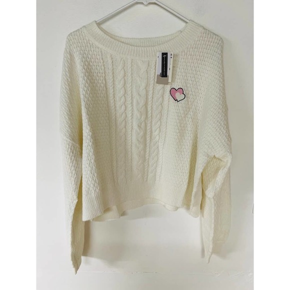 Nordstrom BP. Ivory Heart Sweater - Picture 5 of 11